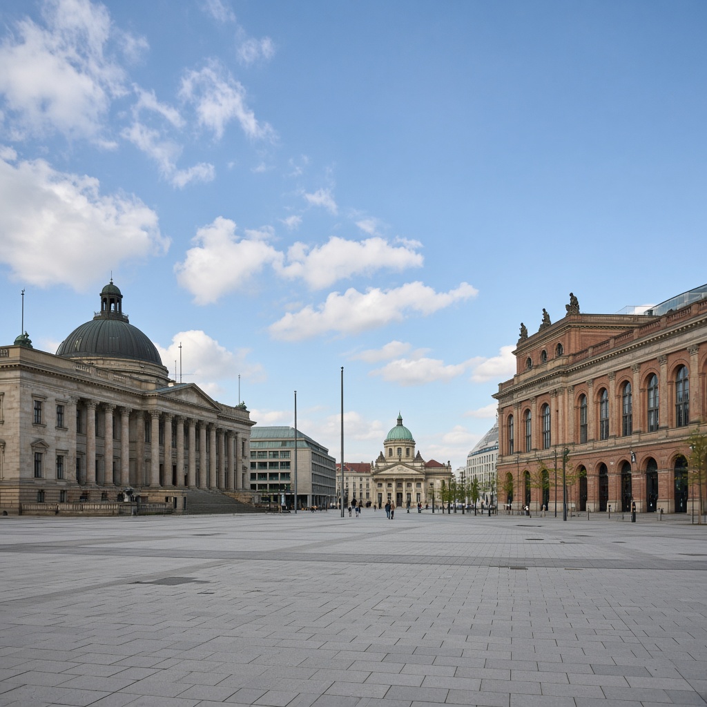 Öffentlicher Platz in Berlin